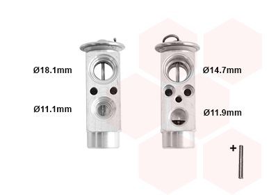 VAN WEZEL Expansieventiel airco 30001461 VAN WEZEL 30001461 Expansieventiel airco LANCIA MUSA kosten