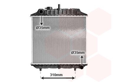 Kylare VAN WEZEL 30002127 VAN WEZEL 30002127 Bilkylare MERCEDES-BENZ 100 2001