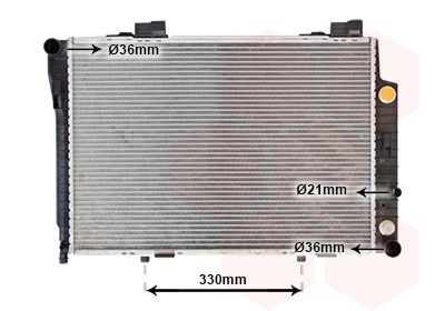 Radiateur VAN WEZEL 30002147 VAN WEZEL 30002147: Radiateur, koelvloeistof Mercedes SLK 2001