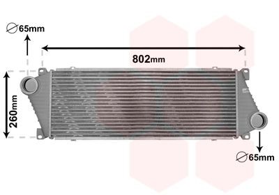 VAN WEZEL Intercooler 30004217 30004217 Échangeur d'air MERCEDES-BENZ Série 123 VAN WEZEL