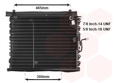 VAN WEZEL Kondensator, klimaanlegg 30005160 VAN WEZEL 30005160 Radiator AC Mercedes S124 (W124) pris