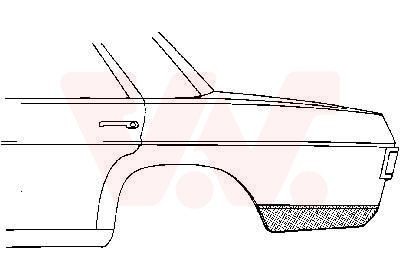 VAN WEZEL Sidewall 3003.33 VAN WEZEL 3003.33 Mercedes S212 wheel arch cost