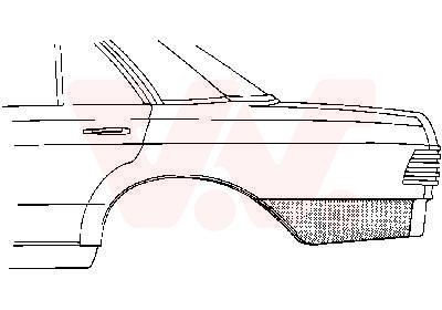 VAN WEZEL Küljesein 3010133 VAN WEZEL 3010133 Küljesein CHEVROLET Captiva (C100, C140) odav