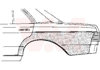 VAN WEZEL Sdovägg 3010143 3010143 VAN WEZEL hjulhus Audi Q2