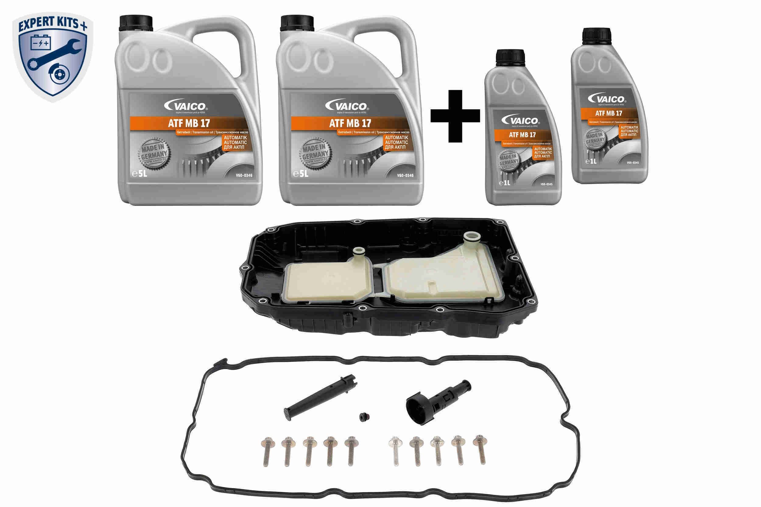 VAICO Kit de mudança de óleo de caixa automática V30-2377-XXL VAICO V30-2377-XXL Filtro hidráulico caixa de velocidades automática MB 100 Minibus (W631) originais preço