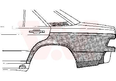 VAN WEZEL Painel lateral 3020144 VAN WEZEL 3020144 Arco da roda Mercedes Classe-C S205 preço