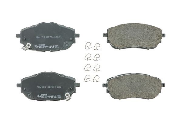 AISIN Bremseklodser BPTO-1020 BPTO-1020 Sports bremseklodser AISIN TOYOTA LAND CRUISER