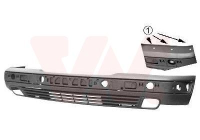 VAN WEZEL Støtfanger 3028574 VAN WEZEL 3028574 Frontfanger og bakfanger Mercedes W210 billige