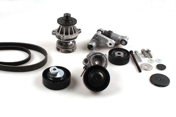 HEPU Vattenpump + drivremssats PK04721 PK04721 HEPU flerspårsremssats Škoda FABIA