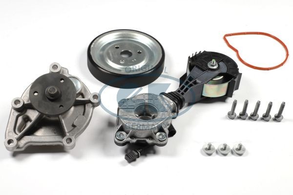 GK Water Pump + V-Ribbed Belt Kit K980540C K980540C GK poly v-belt kit for SKODA FABIA