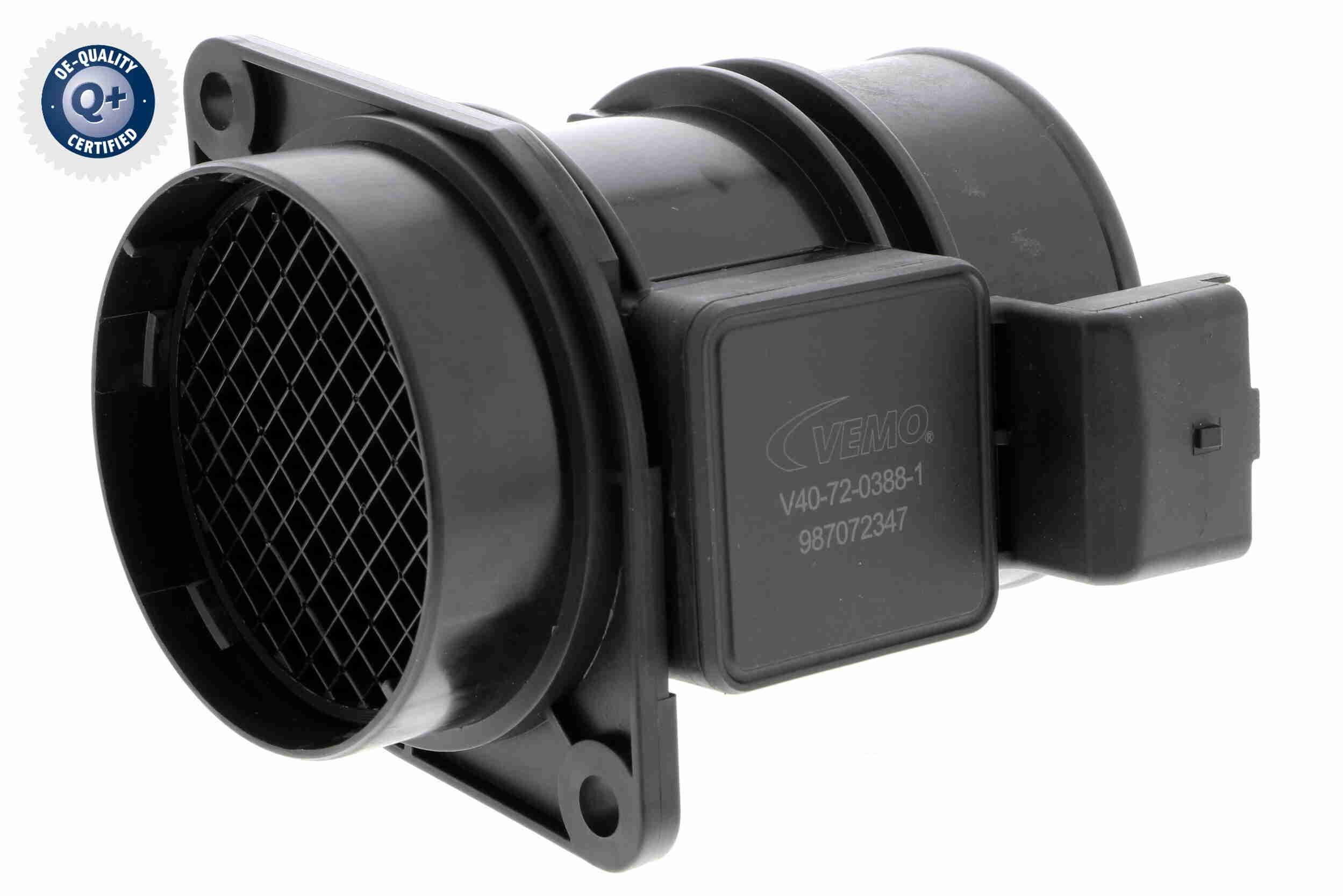 VEMO Mass air flow sensor V40-72-0388-1 VEMO V40-72-0388-1 Mass air flow sensor