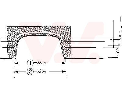 VAN WEZEL Πλευρικό τοίχωμα 3050.47 VAN WEZEL 3050.47 Πλευρικό τοίχωμα CHEVROLET AVALANCHE κόστος