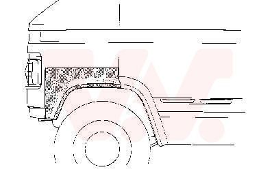 VAN WEZEL Küljesein 3050.56 VAN WEZEL 3050.56 Küljesein Captiva (C100, C140) hind