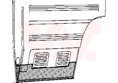 VAN WEZEL Door, driver cab 3050.76 SMART CROSSBLADE VAN WEZEL door parts 305076