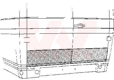 VAN WEZEL Rear door 3050149 Mercedes C-Class VAN WEZEL tailgate 3050149