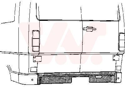 VAN WEZEL Pannello posteriore 3070136 VAN WEZEL 3070136 Rivestimento posteriore Iveco Daily 6 Van originale prezzo