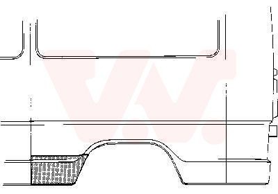 VAN WEZEL Sidewall 3070142 VAN WEZEL 3070142 genuine Mercedes S212 wheel arch price