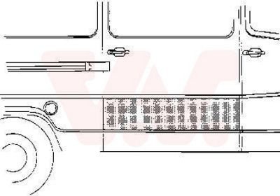 VAN WEZEL Dvere, karoseria 3070174 VAN WEZEL 3070174 originálne Dvere diely Mercedes C117 cena