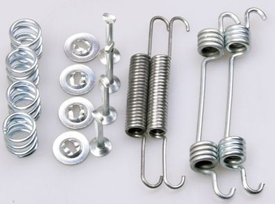 DENCKERMANN Toebehoren, remschoen B160163 Tesla MODEL S Rem montageset DENCKERMANN B160163