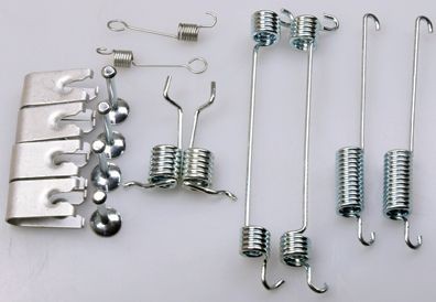 DENCKERMANN Kit de acessórios, maxilas do travão B160179 B160179 Kit de acessórios maxilas do travão PEUGEOT 207 DENCKERMANN