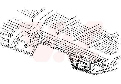 VAN WEZEL Kerepõhi 3072343 VAN WEZEL 3072343 originaal Kerepõhi / aluspõhi Ford Mondeo b5y hind