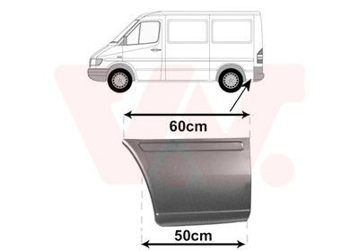 VAN WEZEL Bočnica 3075143 3075143 Bočnica VAN WEZEL VOLKSWAGEN JETTA
