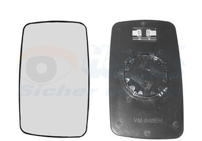 VAN WEZEL Mirror Glass, outside mirror 3075861 Mercedes PAGODE VAN WEZEL glass for wing mirror 3075861