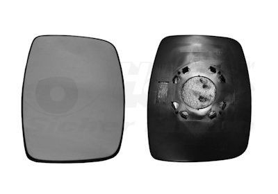 VAN WEZEL Mirror Glass, outside mirror 3078830 3078830 VAN WEZEL glass for wing mirror for MERCEDES-BENZ PAGODE