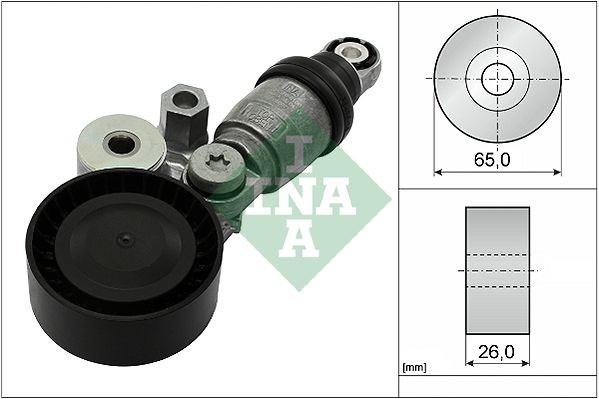 INA Spennarm, vifterem 534 0342 10 534 0342 10 Beltestrammer MAZDA DEMIO INA