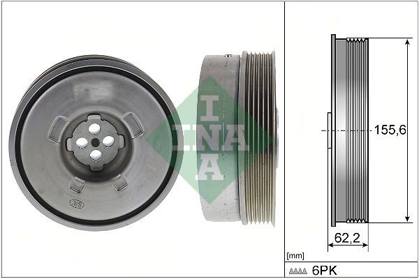INA Krukaspoelie 544 0501 10 544 0501 10 INA Riemschijf voor krukas BMW goedkoop