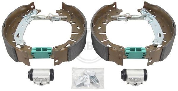 A.B.S. Bremsesett, trommebremse 111506 A.B.S. 111506 Bremsesett, trommebremse FIAT Doblo II Stasjonsvogn (263) 1.4 Flex (119107, 119307) 86 hk 2013