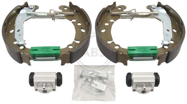 A.B.S. Bremžu komplekts, Trumuļu bremzes 111512 A.B.S. 111512 Bremžu komplekts, Trumuļu bremzes TOYOTA Corolla VI Liftback (E90) 1.3 i (EE90) 75 ZS 1992