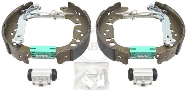 A.B.S. Bremžu komplekts, Trumuļu bremzes 111518 A.B.S. 111518 orģinālās Bremžu komplekts, trumuļu bremzes Fiat Punto mk3 199 cena