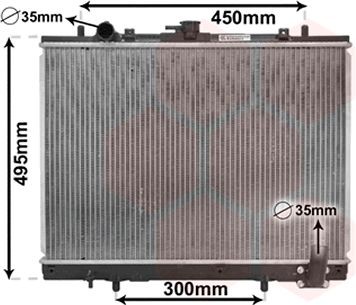 Engine radiator VAN WEZEL 32002161 VAN WEZEL 32002161 2023 MITSUBISHI L 200 radiator replacement
