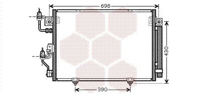 VAN WEZEL Air conditioning condenser 32005191 VAN WEZEL 32005191 Pajero / Shogun III Off-Road Convertible (V6_W, V7_W) ac condenser price