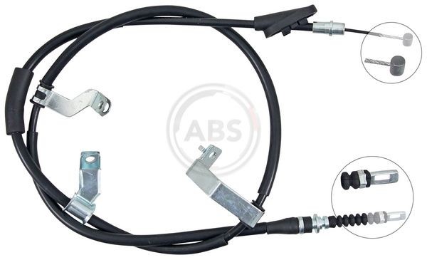 A.B.S. Żażné lanko parkovacej brzdy K17889 A.B.S. K17889 Lanko ručnej brzdy Volvo S40 originálne