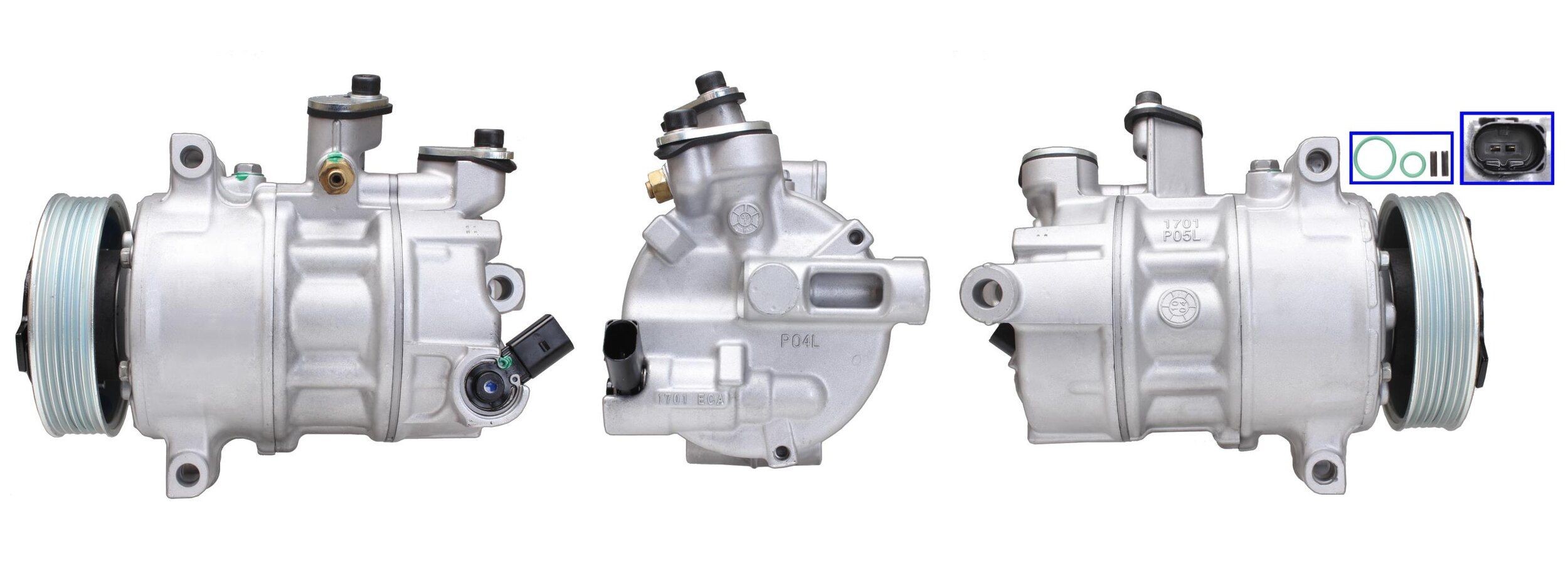 ELSTOCK AC-kompressor 51-1000 ELSTOCK 51-1000 AC-kompressor Caddy V Kombi (SBB, SBJ) original