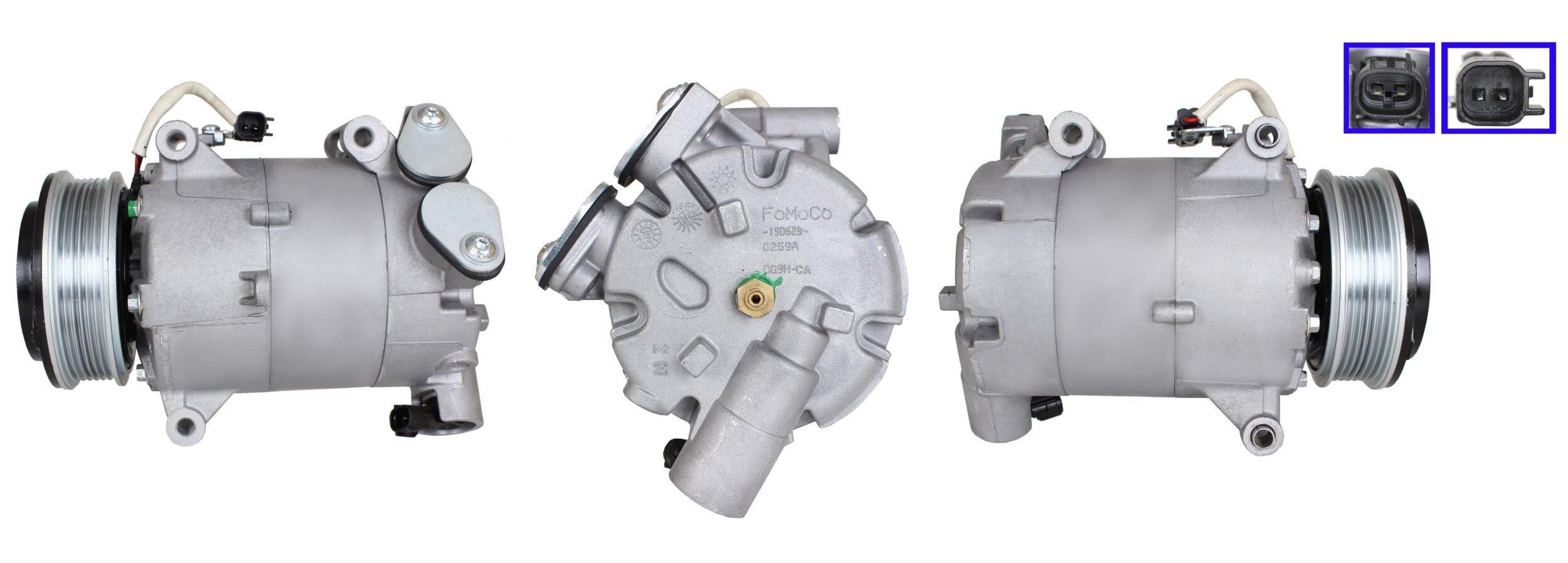 Ilmastoinnin kompressori ELSTOCK 51-1002 FORD S-MAX 2016 Ilmastoinnin kompressori ELSTOCK 51-1002
