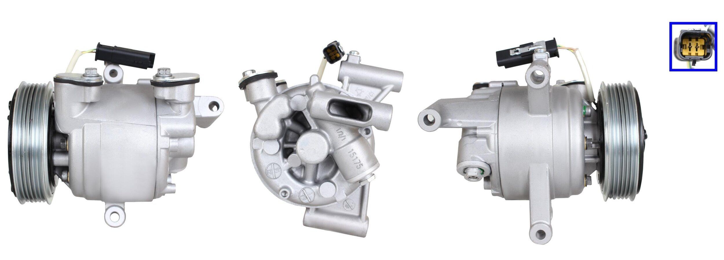 ELSTOCK AC-kompressor 51-1024 51-1024 ELSTOCK ac-pump Toyota Wigo / Agya