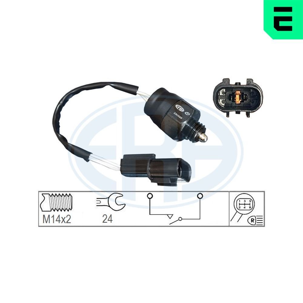 ERA Kytkin, peruutusvalo 330889 Hyundai IA Peruutusvalokytkin 330889 ERA