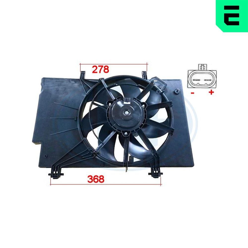 ERA Ventola radiatore 352008 352008 costo Ventola radiatore OPEL MOVANO ERA