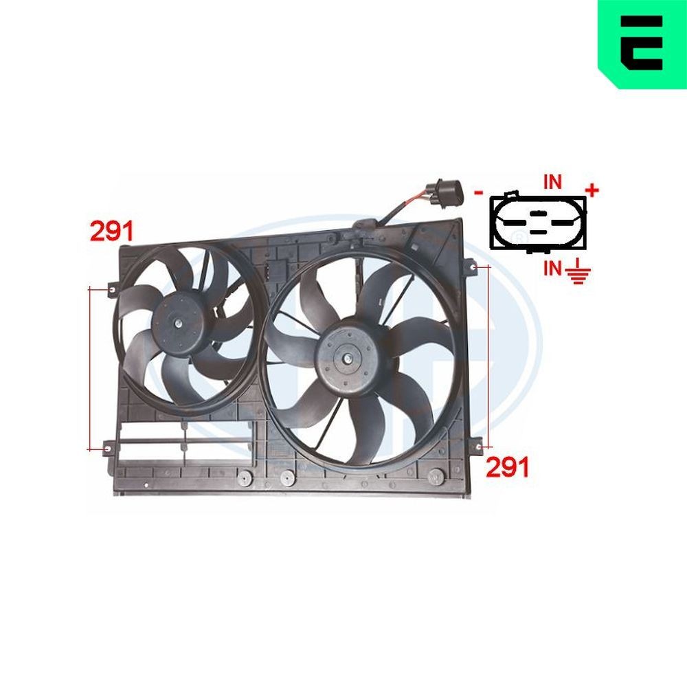 ERA Motoventilateur 352035 Ventilateur de refroidissement ERA ALHAMBRA 352035 pas cher