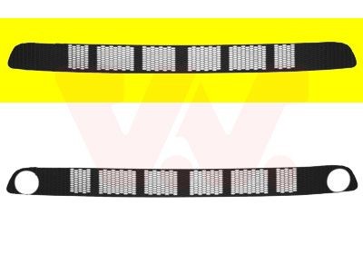 VAN WEZEL Lüftungsgitter, Stoßfänger 3323590 VAN WEZEL 3323590 Lüftungsgitter, Stoßfänger NISSAN Note I (E11, NE11) 1.4 88 PS 2011