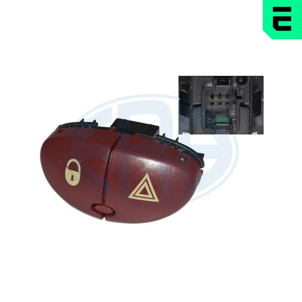 ERA Varningsblinkers knapp 662509 PEUGEOT 306 Sedan Brytare, varningsblinkljus ERA 662509