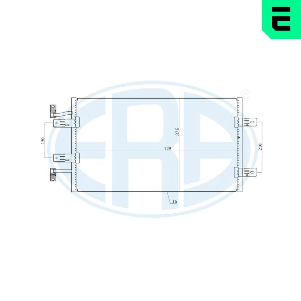 ERA Kondenzátor klimatizácie 667174 Kondenzátor klimatizácie ERA ESPACE 667174 lacné