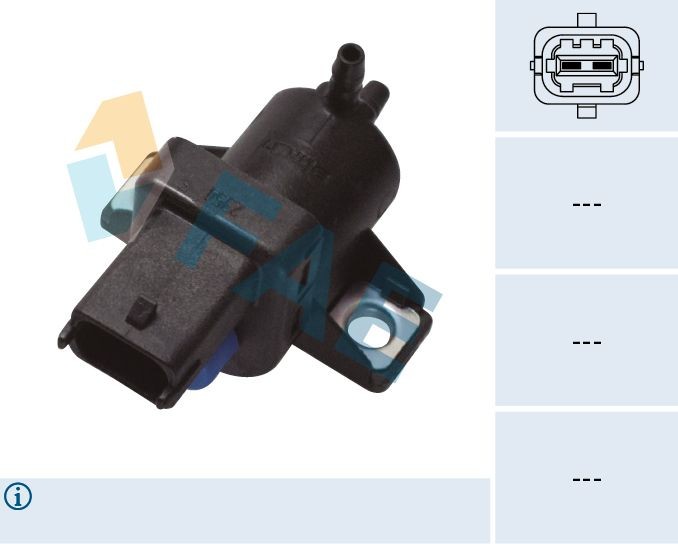 Válvula, AGR controlo dos gases de escape FAE 56029 FAE 56029 Válvula de recirculação dos gases de escape CHEVROLET CAPTIVA 2017