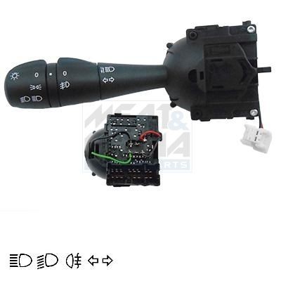 MEAT & DORIA Ohjausakselin kytkin 23536 23536 MEAT & DORIA Tuulilasin pyyhkijän katkaisija RENAULT TRAFIC