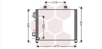 Kondensor, klimatanläggning VAN WEZEL 37005342 VAN WEZEL 37005342 AC kylare SUZUKI WAGON R+ 2018