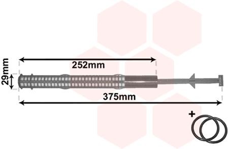 VAN WEZEL Vysúżač klimatizácie 3700D379 VAN WEZEL 3700D379 Osuszacz klimatyzacji Opel Astra j p10 lacné