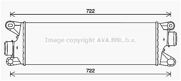 AVA COOLING SYSTEMS Ιντερκούλερ PE4417 PE4417 Ιντερκούλερ AVA COOLING SYSTEMS PEUGEOT 308